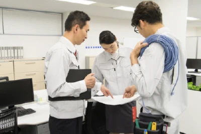 LAN＋電話＋電気工事のトータル対応